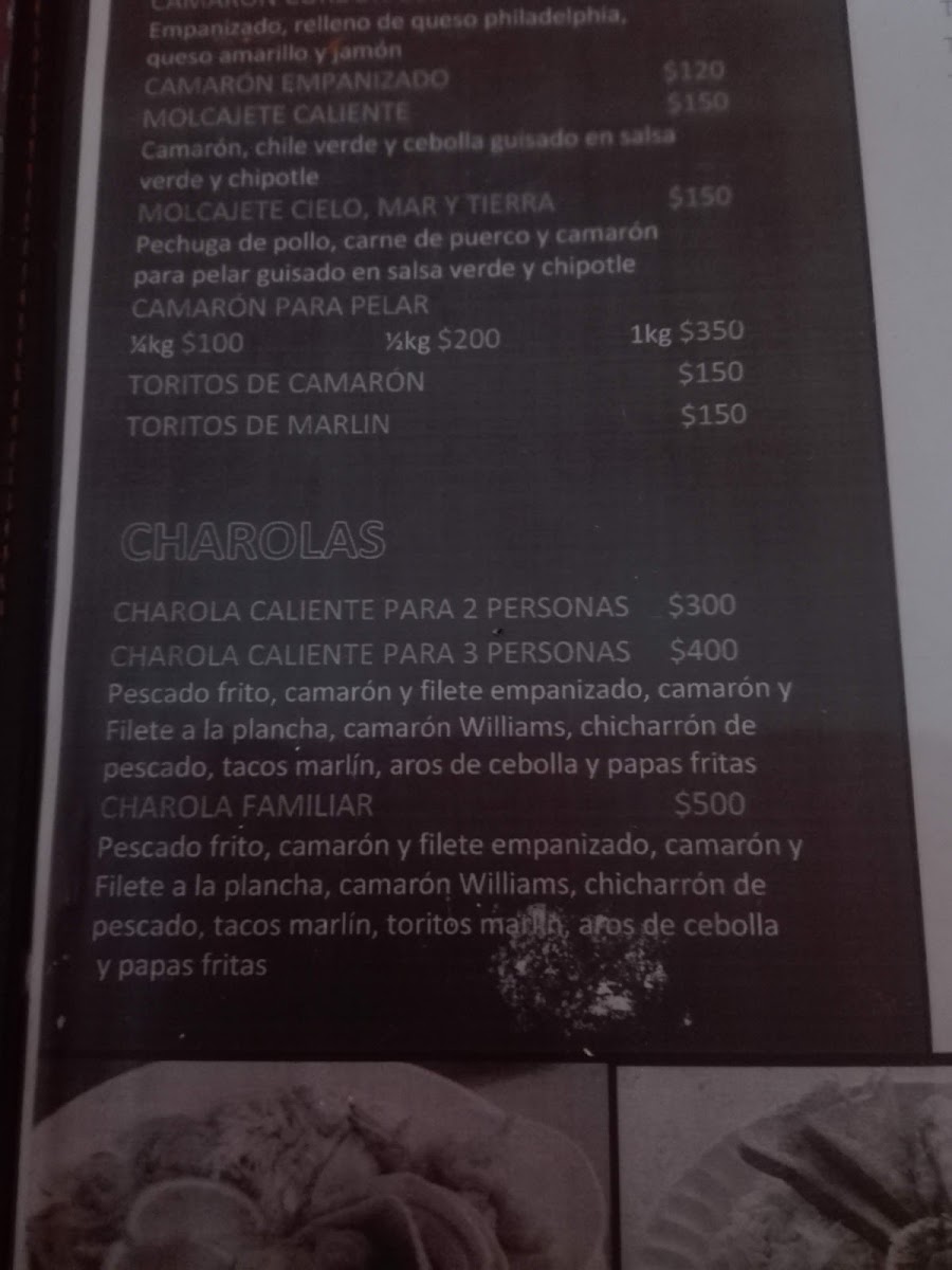 Kiko's Palapa Menu - Image 1